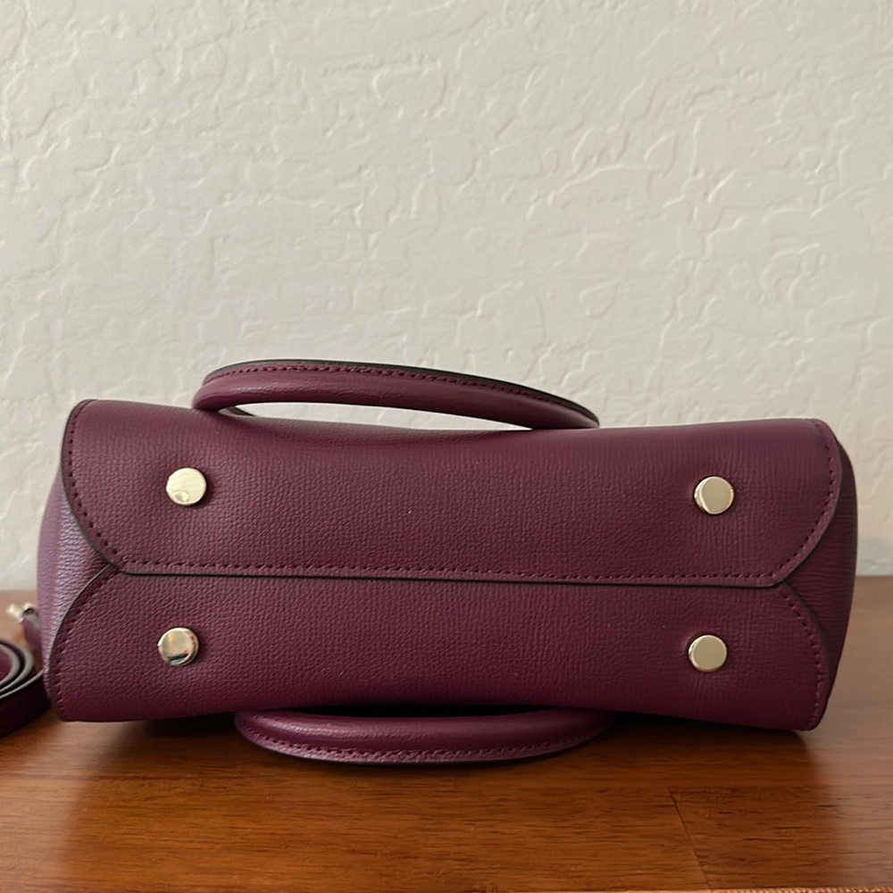 kate spade sydney satchel in sangria wine color - Picture 6 of 13